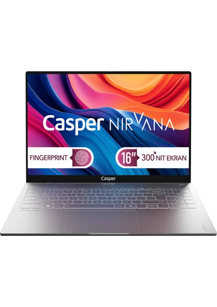 Casper Nirvana S100 i7 13620H 16GB DDR5 RAM 2TB M2 FREEDOS LAPTOP S100.1362-BX00X-G-F