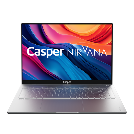 Casper Nirvana S100 300NIT i7-13620H 32GB DDR5 1TB SSD 16" Freedos Laptop S100.1362-DF00X-G-F